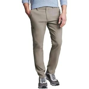 Copper & Oak Supply Co Mens Tan‎ Tech Cargo Pants 40x30 Khaki Polyester Utility